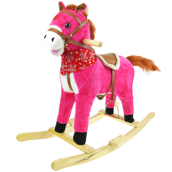 KONIK NA BIEGUNACH RŻY PARSKA RÓŻOWYY