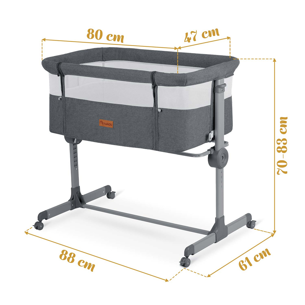 Łóżeczko dziecięce składane turystyczne dostawka 