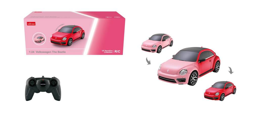 Volkswagen Beetle  skala 1:24 Rastar samochód sterowany UV Sensitive Collec