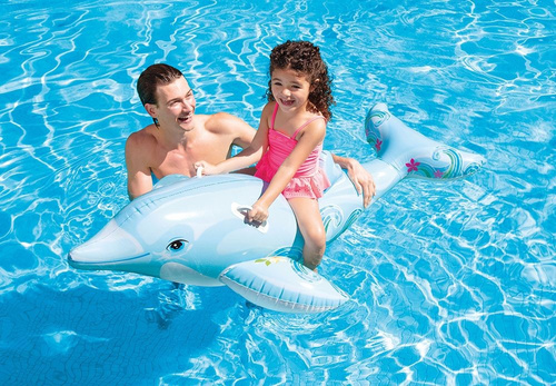 Pojazd wodny delfin do pływania materac Intex 58535 basen