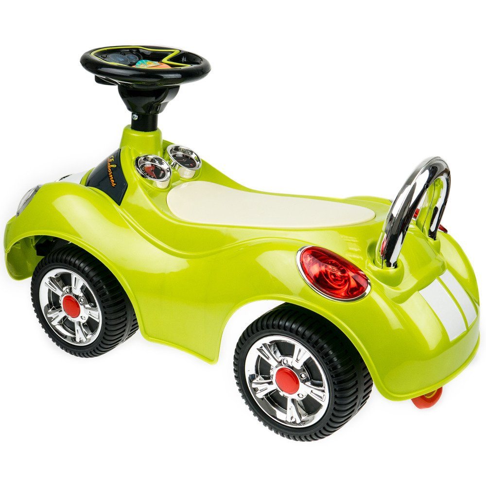 Jeździk interaktywny 3w1 Pchacz Auto Zielony 