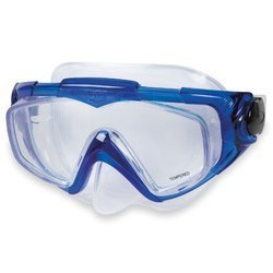 Maska okulary do nurkowania pływania Silicone Aqua Sport Intex 55981 niebieska