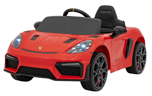 Pojazd Porsche Spyder RS 718 Czerwony MP4