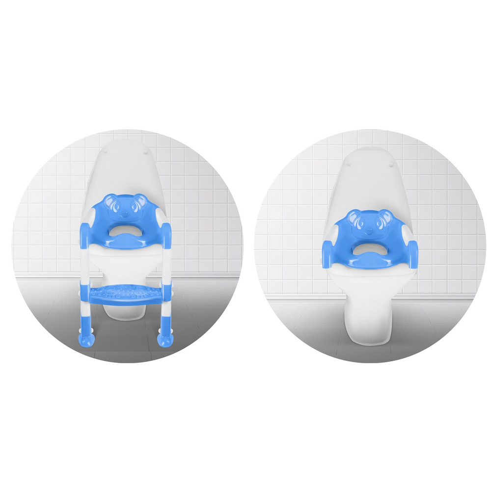 Nakładka na sedes z drabinką koala  niebieska