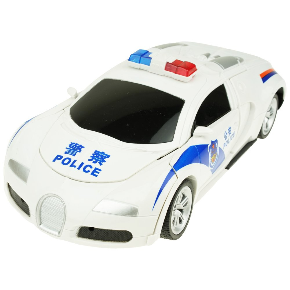 Auto robot RC Samochód Transformers 2w1 Policja