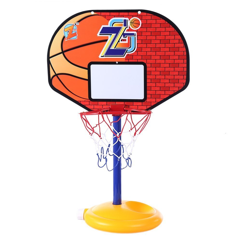 Zestaw do gry w koszykówkę, kosz + piłka + pompka 144 cm