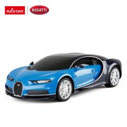 Bugatti Chiron R/C skala 1:24 Rastar 76100 samochód sterowany niebieski