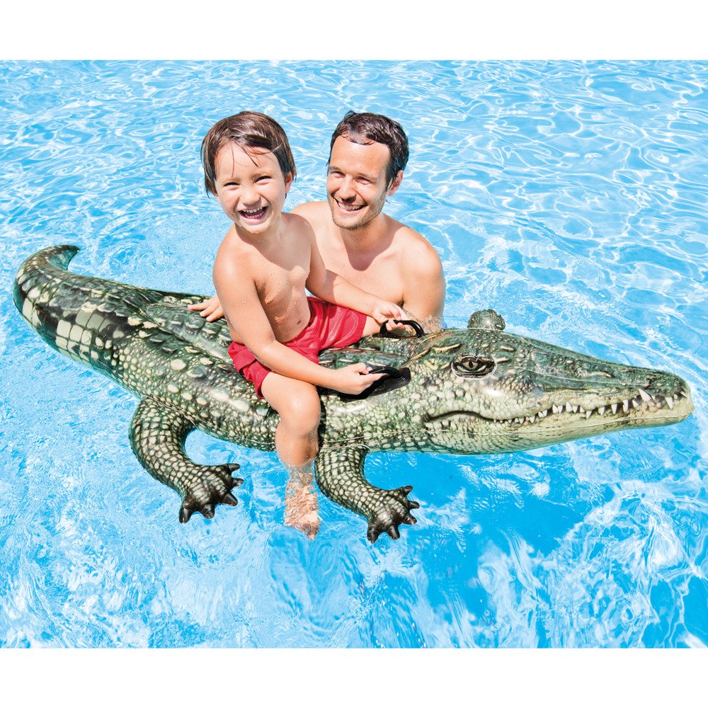 Aligator dmuchany materac zabawka do pływania  Intex 57551