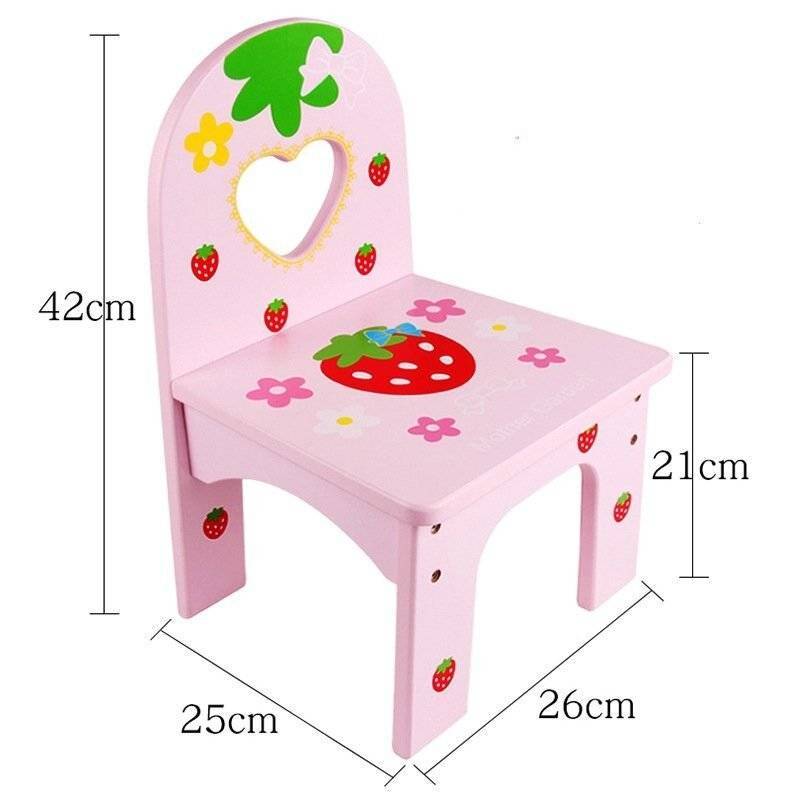 Drewniana różowa toaletka z krzesełkiem dla dziewczynki 