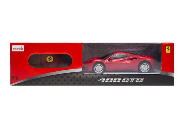 Ferrari 488 GTB skala 1:24 Rastar 76000 samochód sterowany czerwony