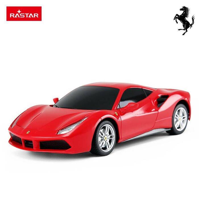 Ferrari 488 GTB skala 1:24 Rastar 76000 samochód sterowany czerwony