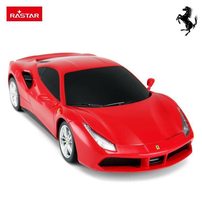 Ferrari 488 GTB skala 1:24 Rastar 76000 samochód sterowany czerwony