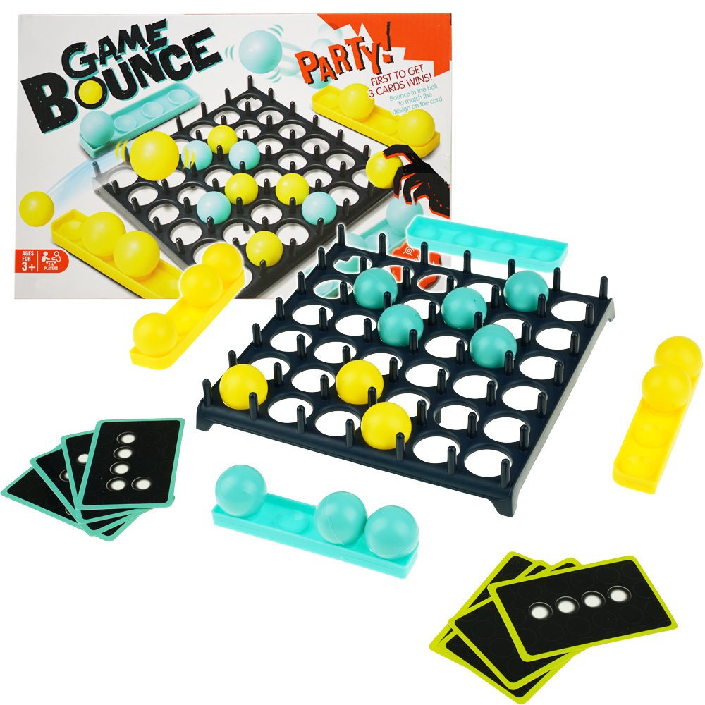 Gra zręcznościowa rodzinna Game Bounce Party! + UNO GRATIS
