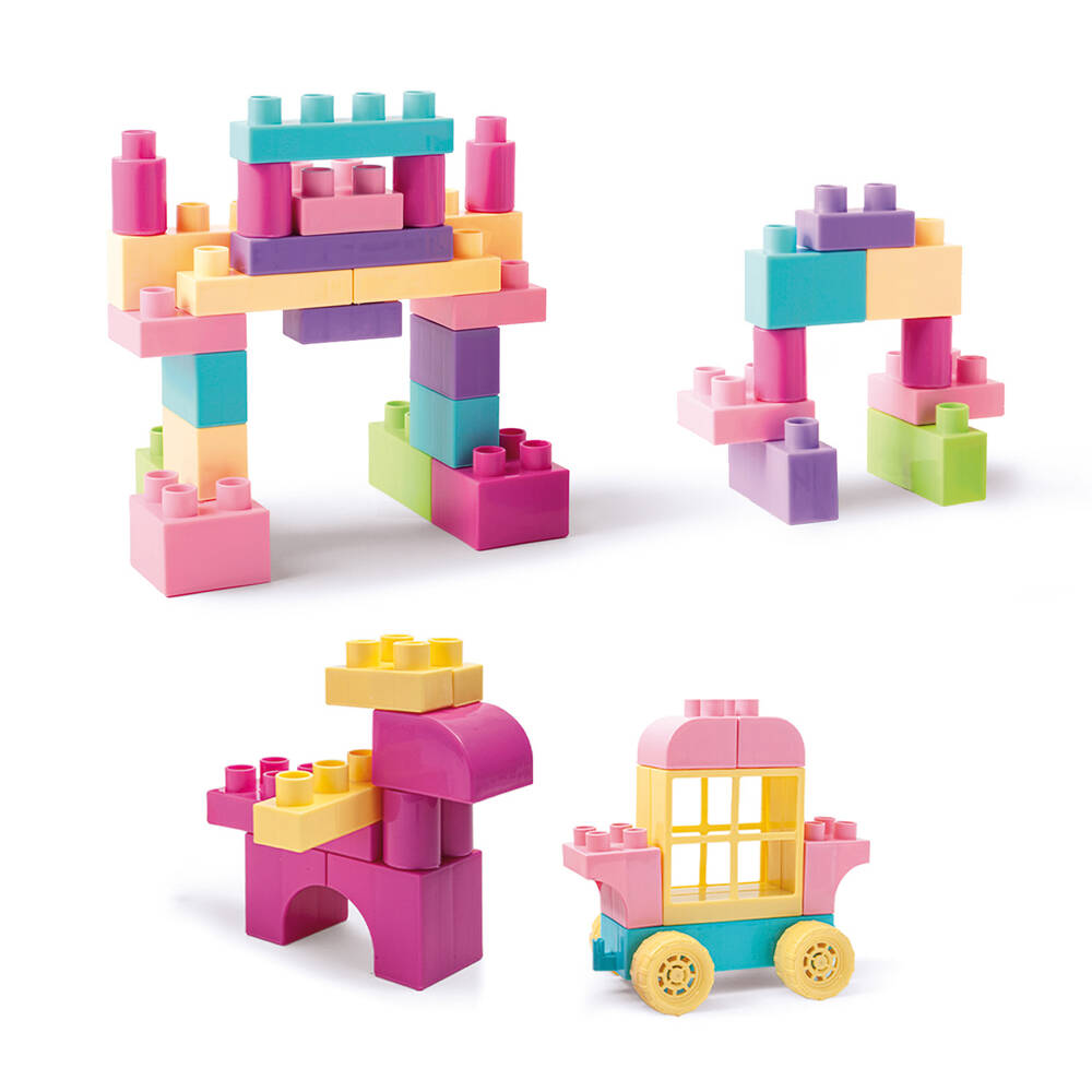 Kids Blocks Pink klocki 50 el. wader 41297