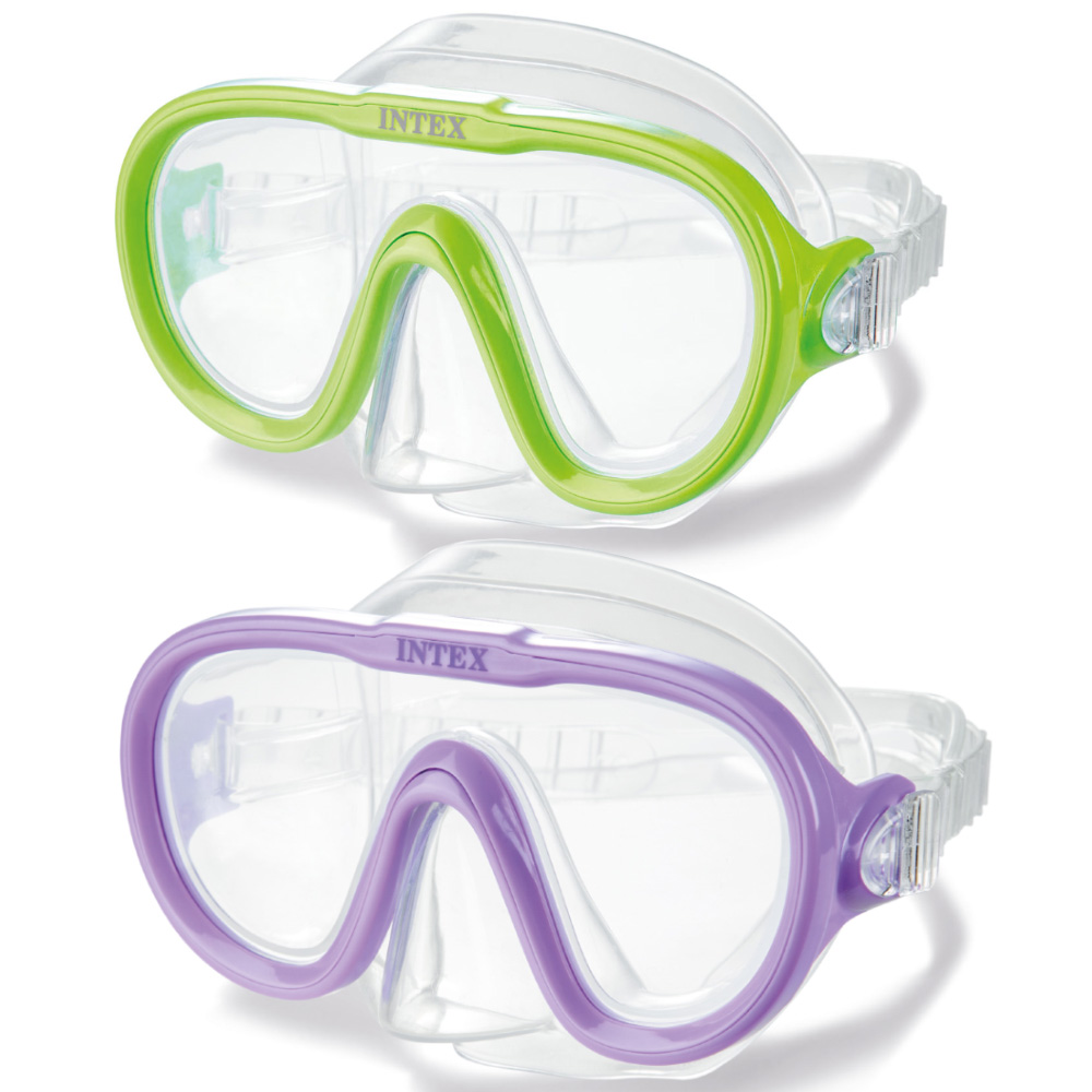 Maska okulary do nurkowania dla dzieci Intex 55916 Zielona