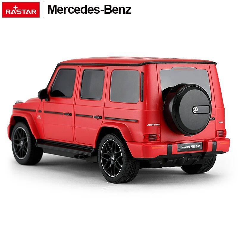 Mercedes-Benz G63 R/C skala 1:24 Rastar 95800 samochód sterowany czerwony