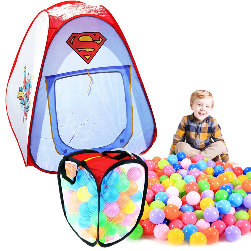 Namiot dla dzieci Suprman +gratis piłki 100 szt.