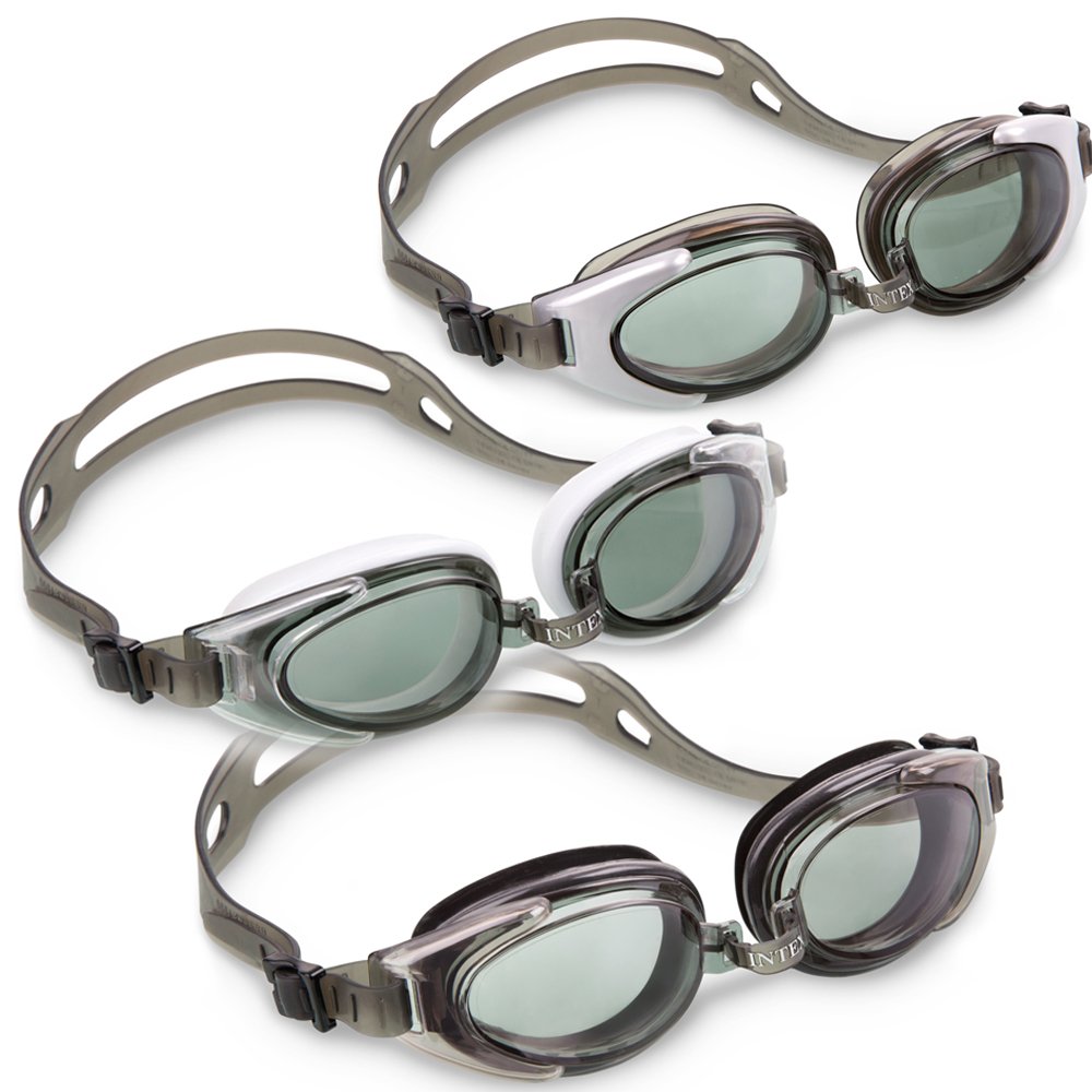 Okulary do pływania PRO UV szare INTEX 55685