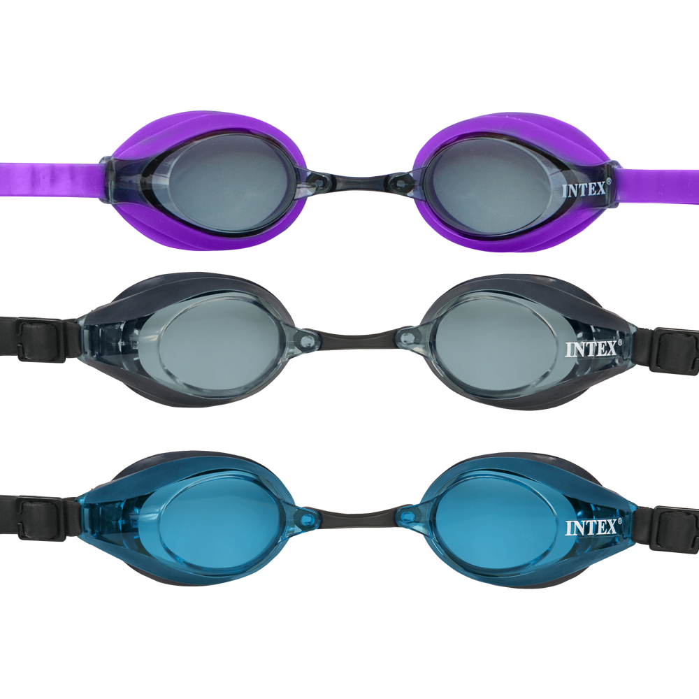 Okulary pływackie kolor fioletowy INTEX 55691