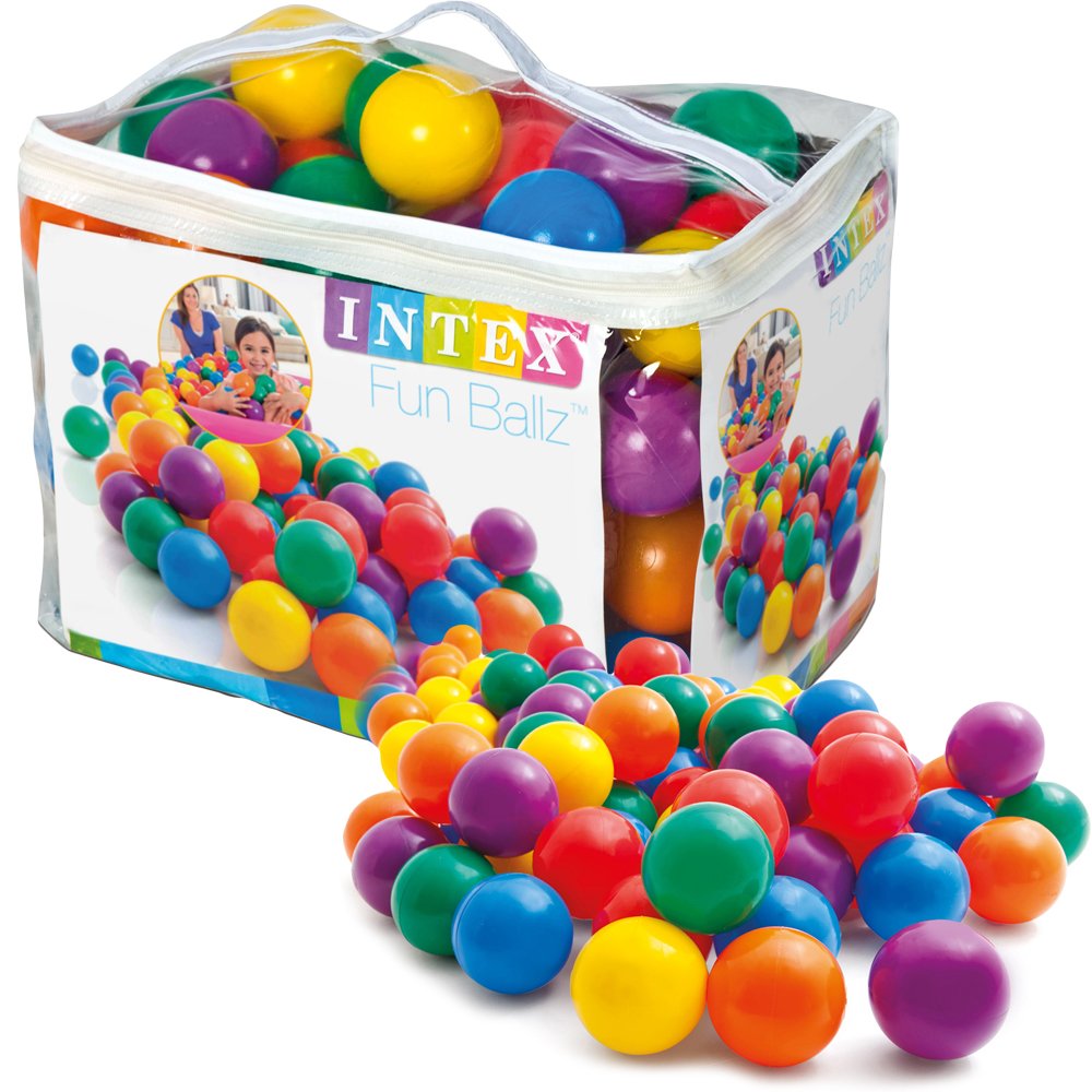 Piłki piłeczki kuleczki do basenu 8cm Intex 49600 kolorowe 100szt. 