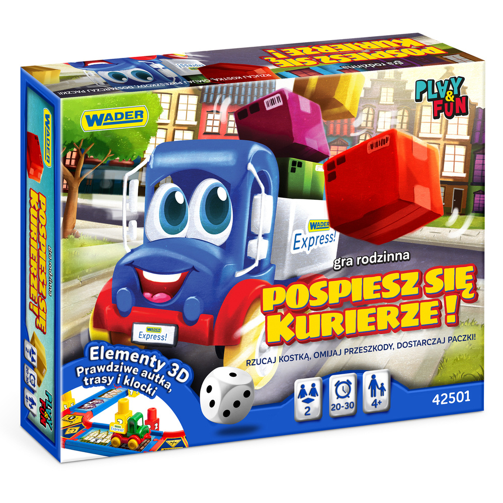 Play&Fun Pospiesz się Kurierze! gra rodzinna 42501 Wader