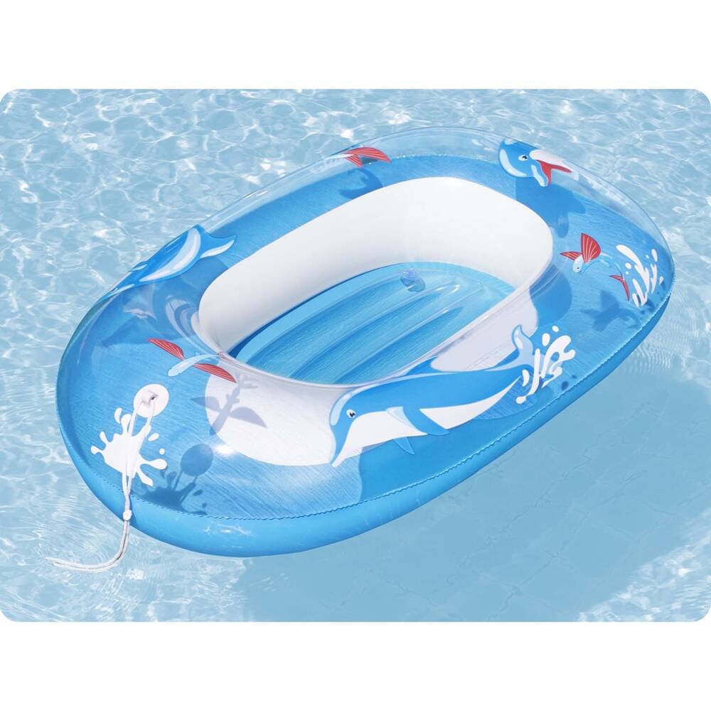 Ponton plażowy do pływania delfin 102 x 69 cm Bestway 34037