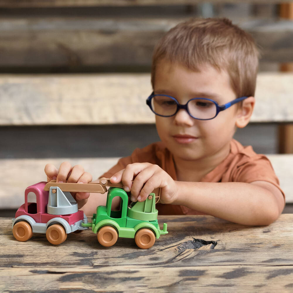 RePlay Kid Cars Straż pożarna dźwig zestaw 2 autek  pojazdów  Wader 43100