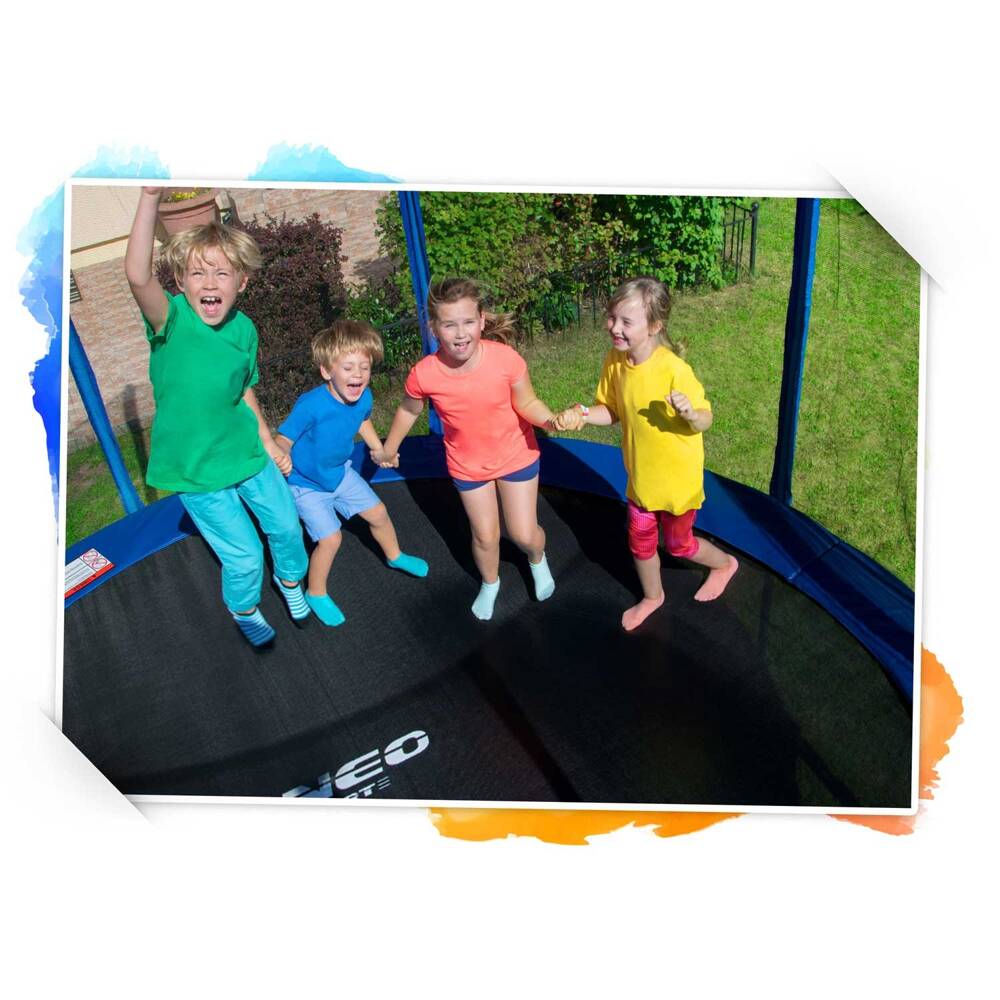 Trampolina ogrodowa 10ft/312cm z siatką wewnętrzną i drabinką