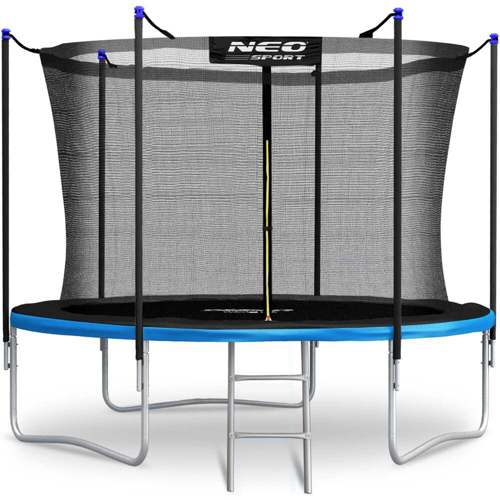 Trampolina ogrodowa 10ft/312cm z siatką wewnętrzną i drabinką Neo-Sport