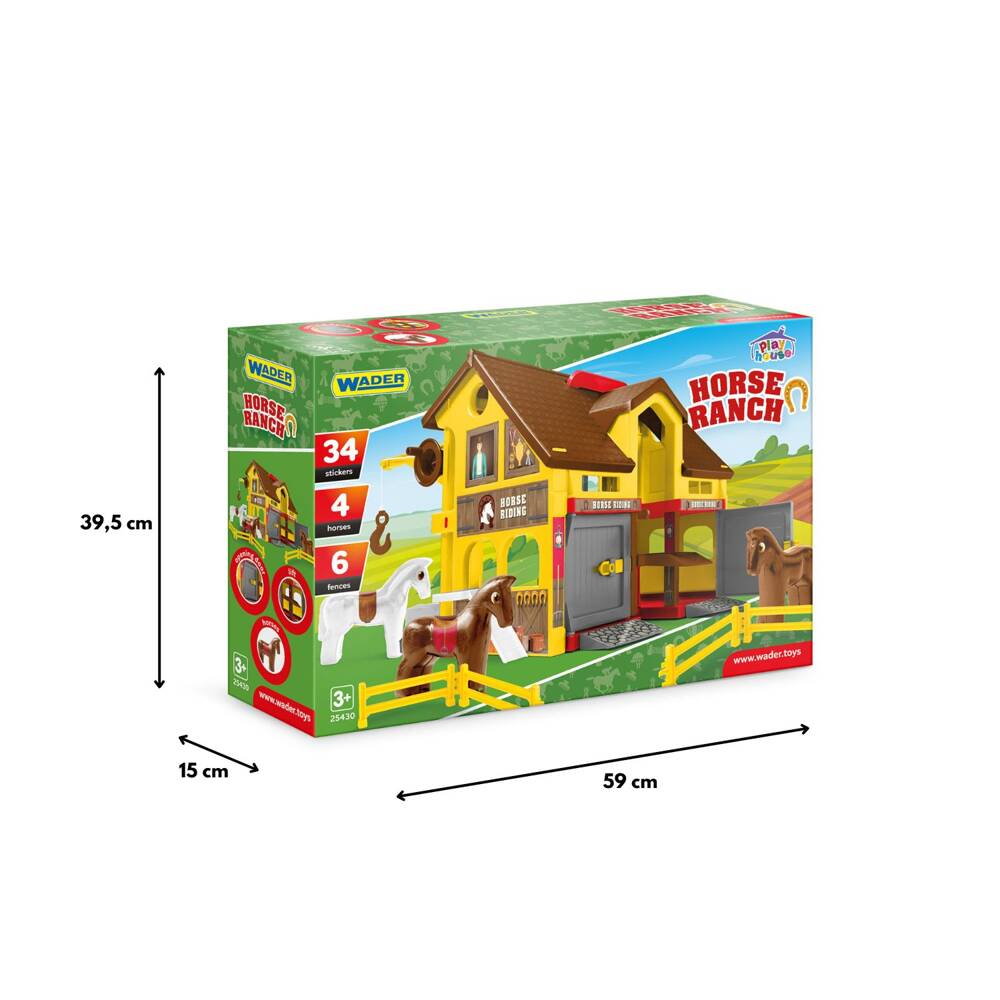 Wader 25430 Play House stadnina koni zestaw