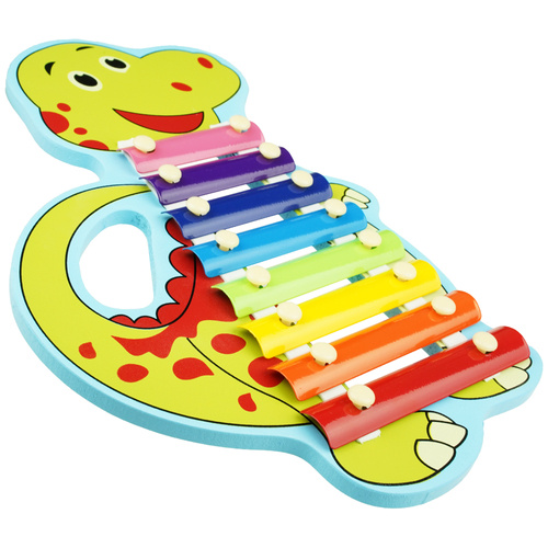 Cymbałki kolorowy Dino edukacyjna zabawka dla dzieci 