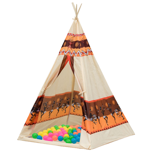 Domek dla dzieci Tipi Namiot indiański + 60 Piłek