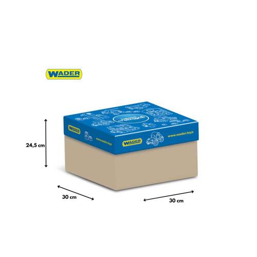 Domino edukacyjne 64 el. klocki układanka Wader 80174