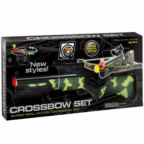 Duża kusza Crossbow set bezpieczny strzał tarcza