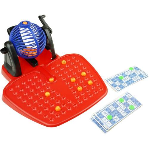 Gra edukacyjna Bingo Lotto maszyna losująca Zabawa Rodzinna 