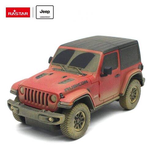 Jeep Wrangler Rubicon skala 1:24 Rastar 79500-4 samochód sterowany Muddy version