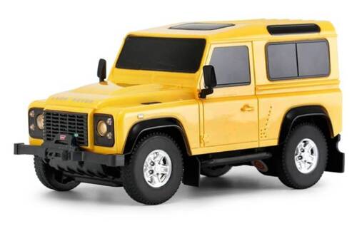 Land Rover Defender skala 1:24 Rastar 78500 samochód sterowany żółty