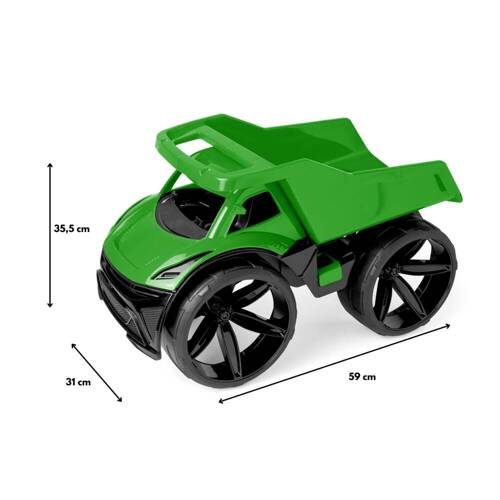 Maximus Auto wywrotka zielona Wader 64010 samochód budowlany