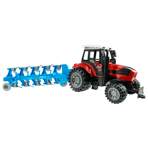 Traktor z pługiem
