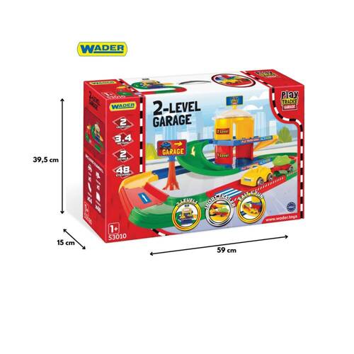 Wader Play Tracks Garage garaż 2 poziomy 53010