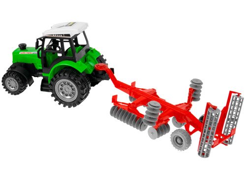 Zestaw 2 traktorów + Maszyny rolnicze Mały Farmer