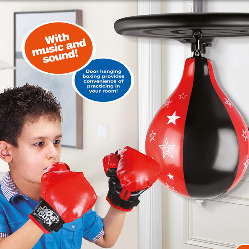 Zestaw bokserski mały bokser dla dzieci na drzwi licznik
